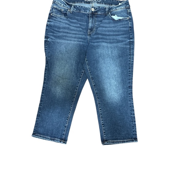 Maurices Denim - Maurices Distressed Blue Ankle/ Cropped Jeans